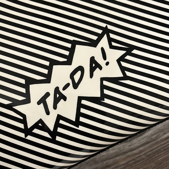 Kate Spade stripe Ta Da bag - Picture 3 of 8
